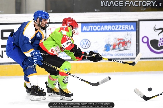 2020-10-10 Valpellice Bulldogs-Hockey Pieve 5727 Paolo Gardiol